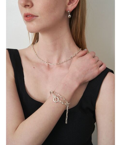 ELENDEEK ブレスレット SILVER925 OVAL CHAIN BRACELET