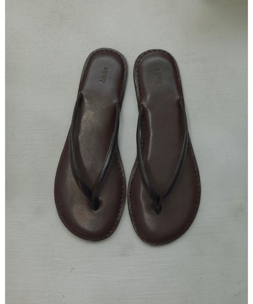 【anuke】サンダル anuke アンヌーク 2025SpringSummer 靴 Ecoleather Tong Sandals