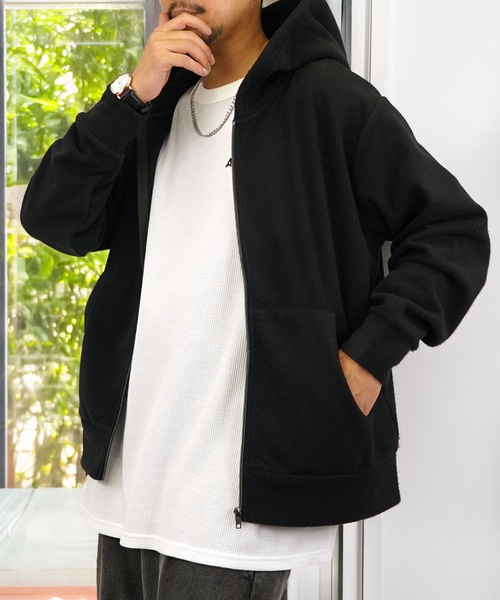 LGBフリースパーカー size0 BAYBLO パーカー (GV)ユニセックス フリース フルZIPパーカー
