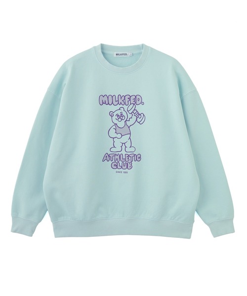 トレーナー スウェット MILKFED. ATHLETIC CLUB SWEAT TOP レディース メンズ MILKFED. トレーナー スウェット ATHLETIC CLUB SWEAT TOP