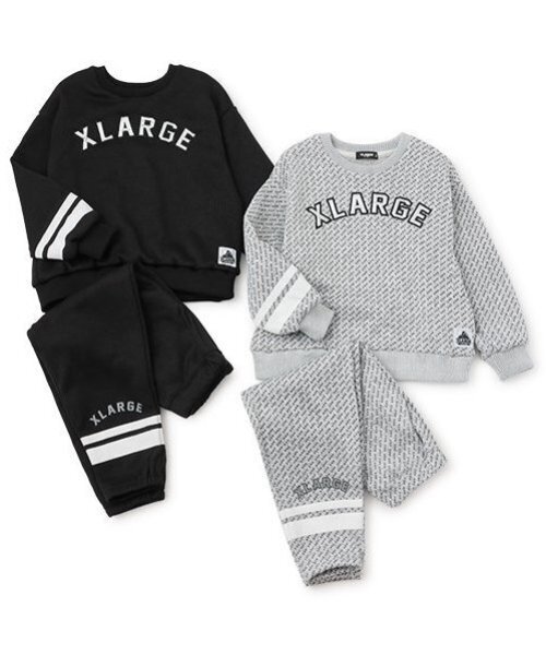 XLARGE KIDS セットアップ カレッジロゴセットアップ キッズ