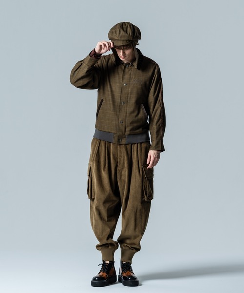 glamb（グラム） ブルゾン アウター Glen Check Line Blouson / グレン