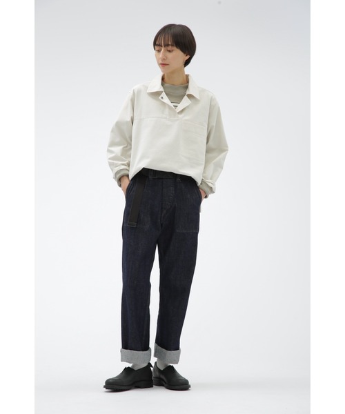 【MHL】WASHED COTTON SHIRTING（シャツ/ブラウス） MHL. ブラウス シャツ ORGANIC COTTON SHIRTING レディース