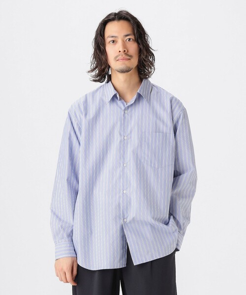 B：MING by BEAMS シャツ ポリエステル ブロード レギュラー