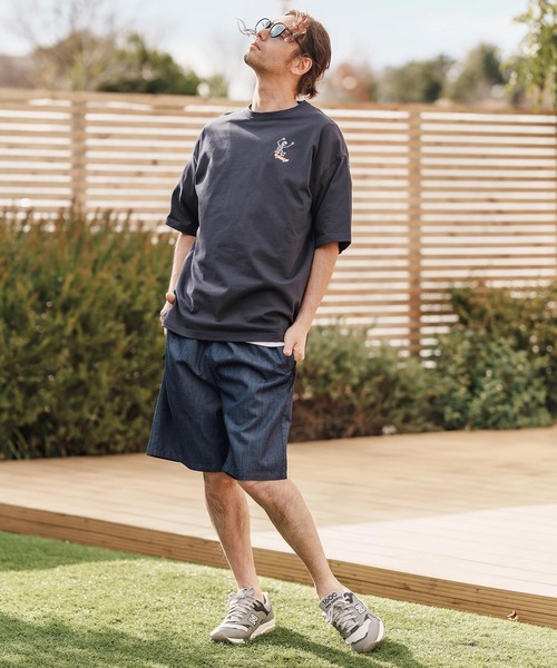 CAMBIO（カンビオ） パンツ mp13375-Chambray Shorts ショートパンツ