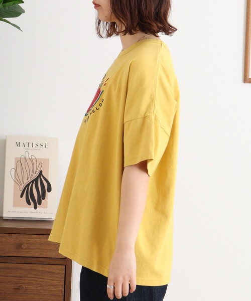 Emago tシャツ EMAGO スイートペンギンスイカT レディース