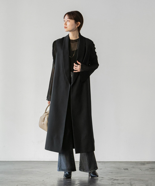 NOBLE ノーブル　コート NOBLE（ノーブル） コート - ブラック レディース : ZOZOTOWN Yahoo!店