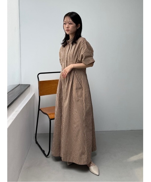 stylemixer リネンミックスシャツワンピース【新品未使用】 STYLEMIXER ワンピース 「大人気」リネンミックスシャツ