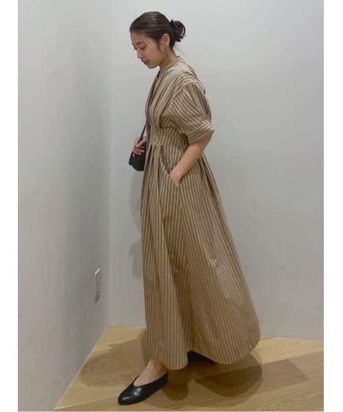 STYLEMIXER ワンピース 「大人気」リネンミックスシャツ
