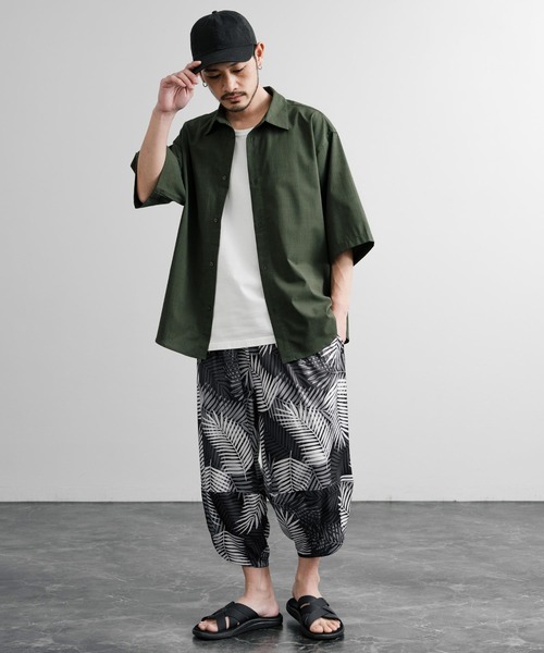 Y's for Living ボタニカル柄 バルーンパンツ b49f10ffbab55ef4c4c6dd39bc0f16