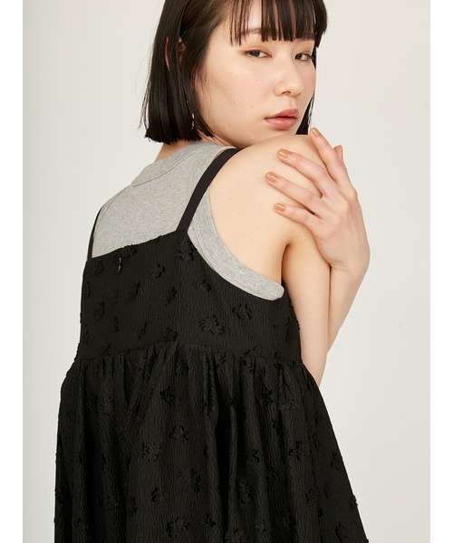 emmi ワンピース ジャガードワークワンピース : ZOZOTOWN Yahoo