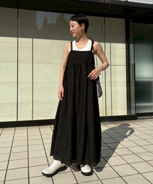emmi ワンピース ジャガードワークワンピース : ZOZOTOWN Yahoo