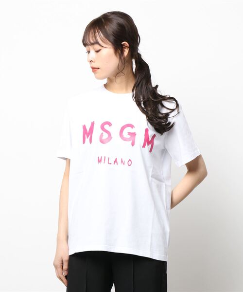 「MSGM」 半袖Tシャツ X-SMALL パープル レディース