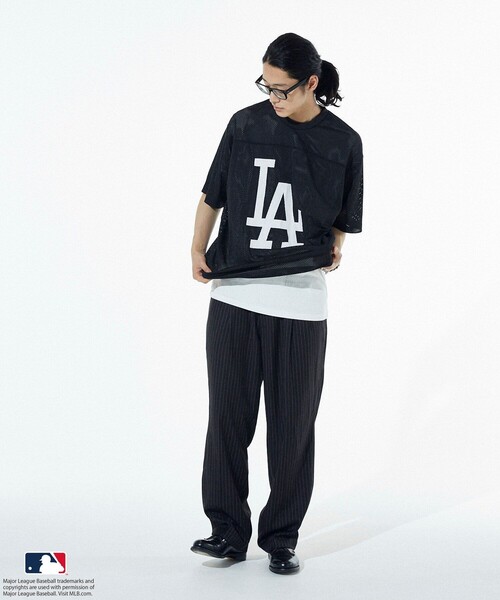 MLB tシャツ FREAK'S STORE/フリークスストア メッシュ TEE