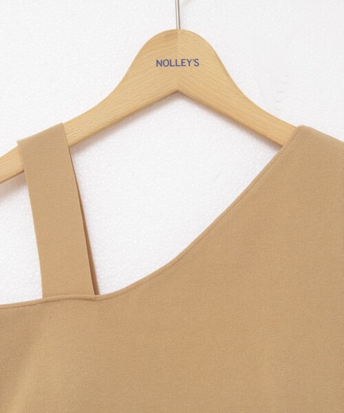 タンクトップ ノースリーブ 「WEB限定」アシンメトリーカップ付きタンクトップ レディース | NOLLEY'S | 20