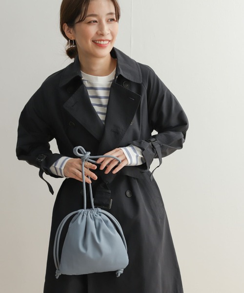 「URBAN RESEARCH DOORS」 トレンチコート MEDIUM ネイビー レディース