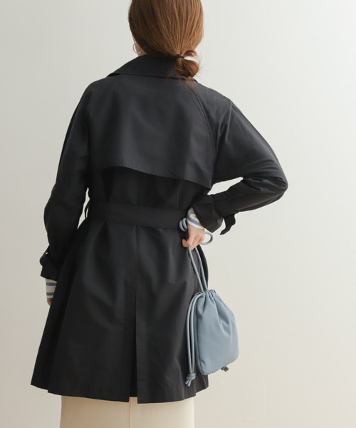 「URBAN RESEARCH DOORS」 トレンチコート MEDIUM ネイビー レディース