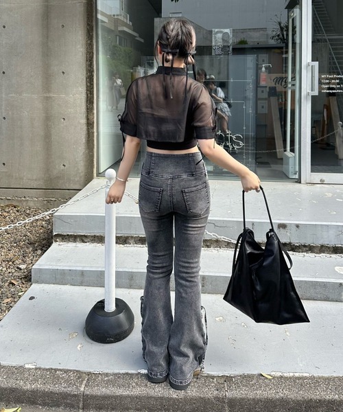 ANOTHER BRANCH OLIVE des ジーンズ デニム デニムパンツ サイド