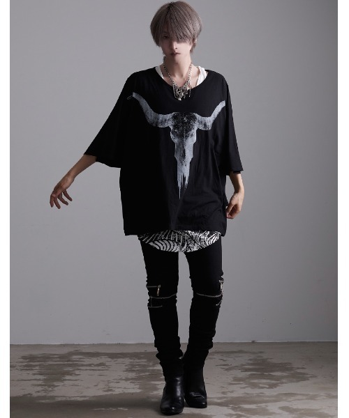 NOVESSEL tシャツ 「NOVESSEL/ノベセル」シープポンチョTEE＆総柄