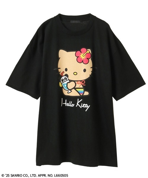 Candy Stripper tシャツ 「HELLO KITTY」GAL BIG Tシャツ