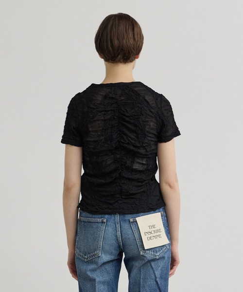 男性に人気！ INSCRIRE Tee/シアー 「INSCRIRE/アンスクリア」Race tシャツ トップス