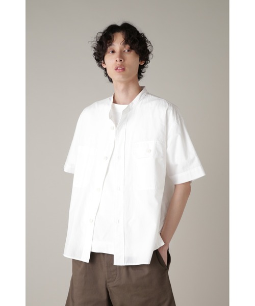 MHL シャツ　半袖 MHL. 「MHL.」 半袖シャツ MEDIUM グリーン系その他7 メンズ