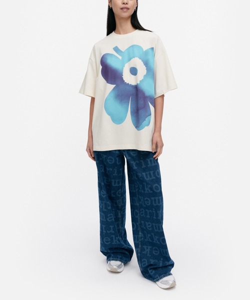 marimekko（マリメッコ） tシャツ 「kioski」 Nopeus Unikko / jersey