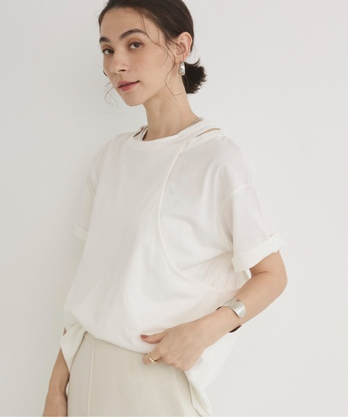 みみみ レディース Tシャツ T-ANGIE M みみみ レディース Tシャツ T-ANGIE M Anss.me（アンスミー）の