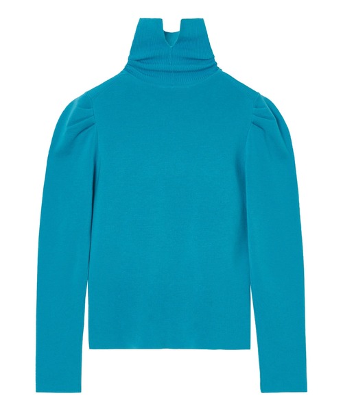 ANAYI（アナイ） タートルネックニット 38 ターコイズブルー
