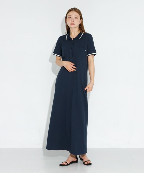 URBAN RESEARCH Sonny Label ワンピース 接触冷感カノコポロ