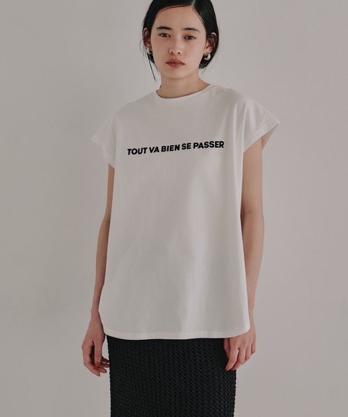 tシャツ フロッキーロゴプリントTEE レディース