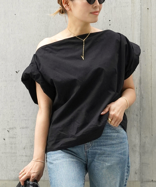 【美品】23SS Deuxieme Classe CELERI フレアーTシャツ DEUXIEME CLASSE - 【CELERI/セルリ】Flare Teeの通販 by あや