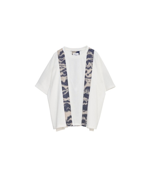Nora Lily（ノラリリー） tシャツ 「Nora Lily」Jacquard Parts Switch
