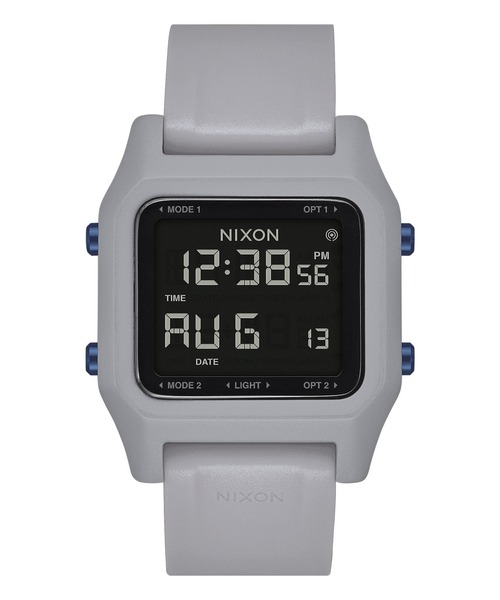 NIXON デジタル腕時計 ブラック　グレー NIXON 「NIXON」 デジタル腕時計 FREE グレー メンズ : ZOZOTOWN