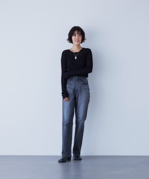 美品　YANUK ヤヌーク LOUISE ストレートデニム 25インチ VSX YANUK ヤヌーク】ストレート LOUISE | BRAND,YANUK（ヤヌーク