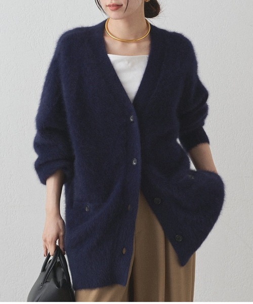 専用】LOUNGEDRESS 黒　FURカシミヤVニット FURカシミヤVニット | LOUNGEDRESS(ラウンジドレス)レディース