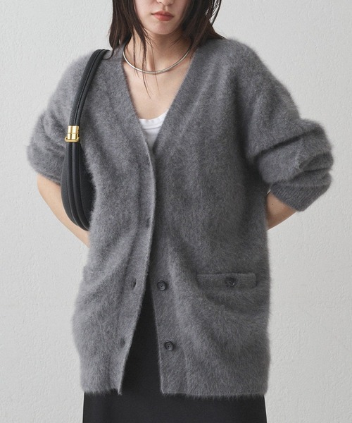 専用】LOUNGEDRESS 黒　FURカシミヤVニット FURカシミヤVニット | LOUNGEDRESS(ラウンジドレス)レディース