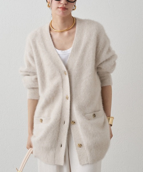 Loungedress ニット セーター FURカシミヤニットカーデ