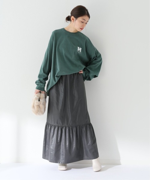 「Spick & Span」 ロングスカート 38 ベージュ レディース_画像8