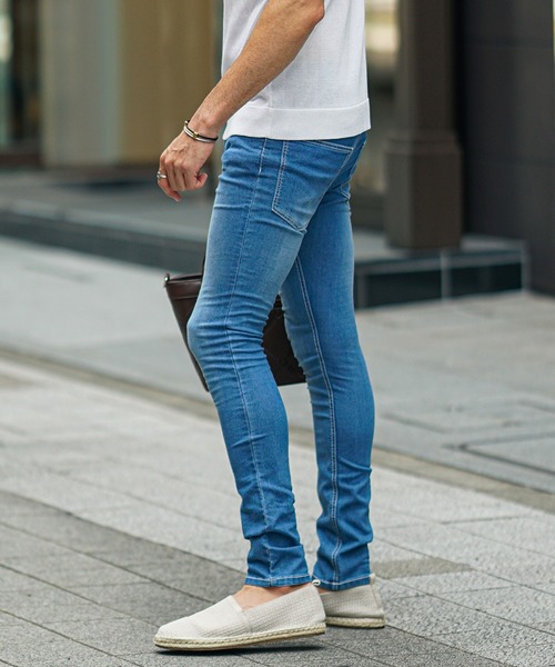 SOMEDIFF（サムディフ） ジーンズ 「SOMEDIFF」接触冷感極細デニム