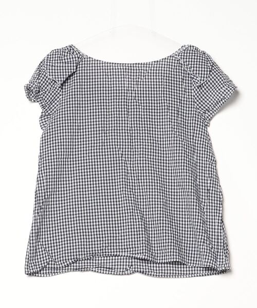 「Rubyrivet」 半袖ブラウス 38 ネイビー レディース_画像2