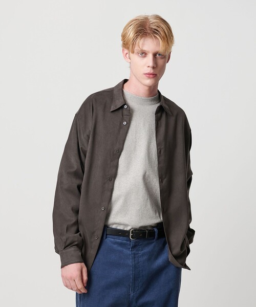 BEAUTY＆YOUTH UNITED ARROWS シャツ スエード タッチ レギュラー