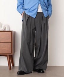 LUCY（ルーシー） ワイドパンツ スラックス LUCY/クロスタックバギー