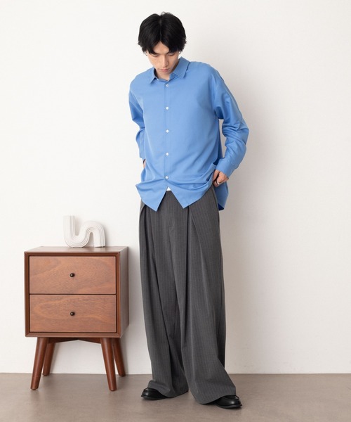 LUCY（ルーシー） ワイドパンツ スラックス LUCY/クロスタックバギー