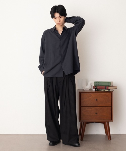 LUCY（ルーシー） ワイドパンツ スラックス LUCY/クロスタックバギー