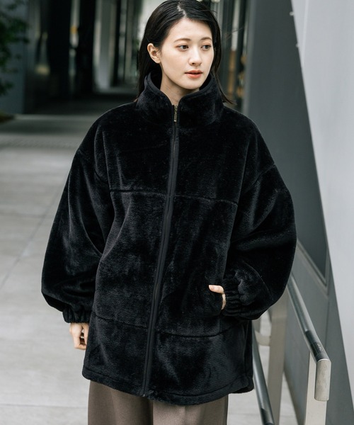 LAKOLE（ラコレ） ブルゾン アウター スタンドボアブルゾン / 496631