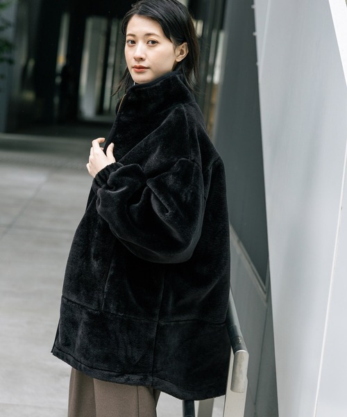 LAKOLE（ラコレ） ブルゾン アウター スタンドボアブルゾン / 496631