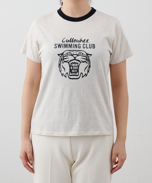 「THE PAUSE」 半袖Tシャツ FREE アイボリー レディース_画像2