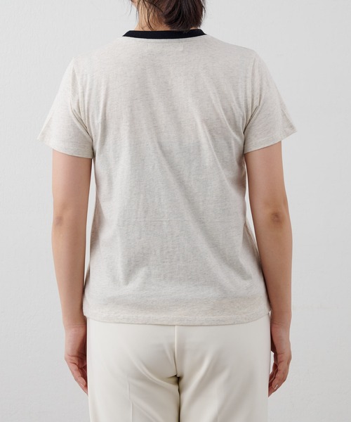「THE PAUSE」 半袖Tシャツ FREE アイボリー レディース_画像4