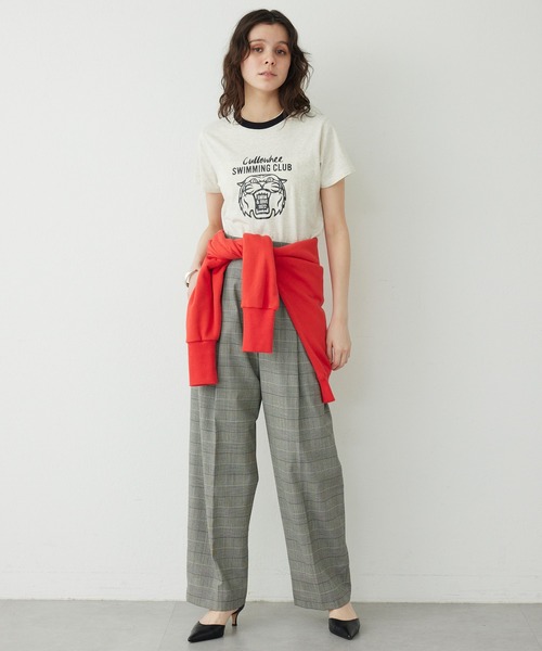 「THE PAUSE」 半袖Tシャツ FREE アイボリー レディース_画像9